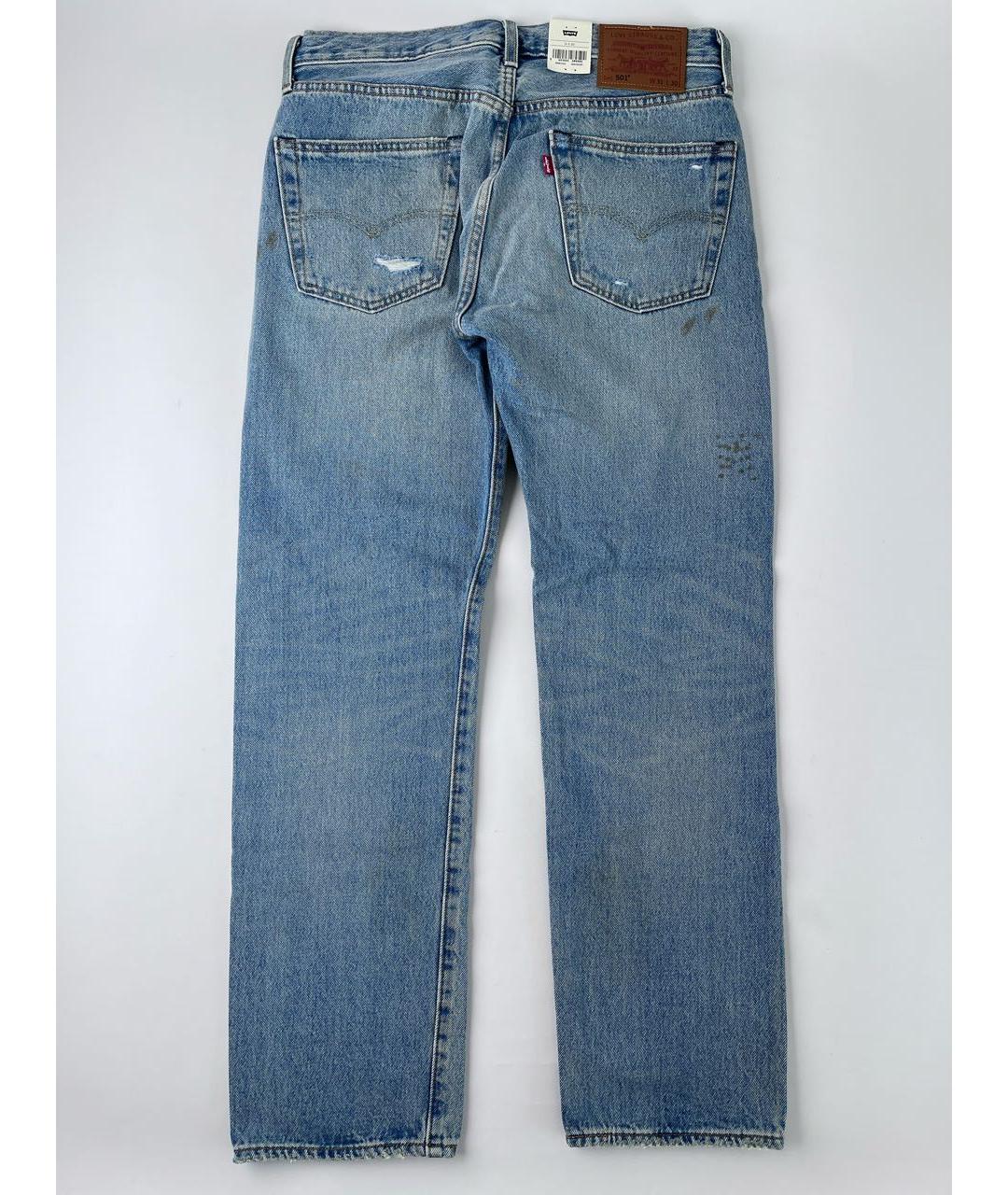 LEVI'S Голубые прямые джинсы, фото 4