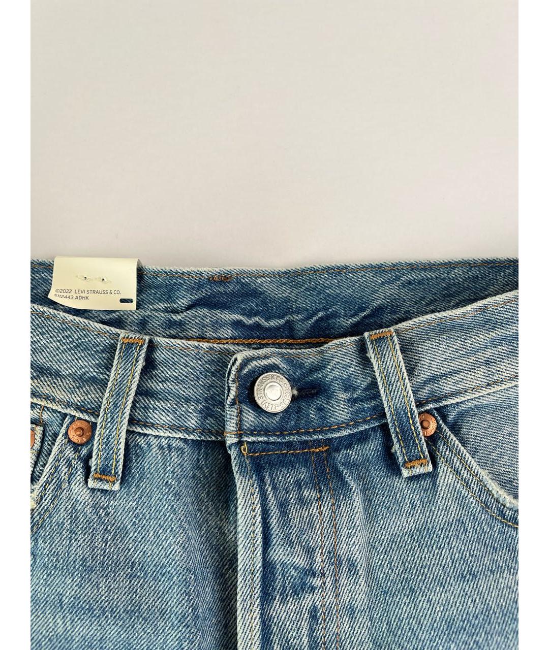 LEVI'S Голубые прямые джинсы, фото 6