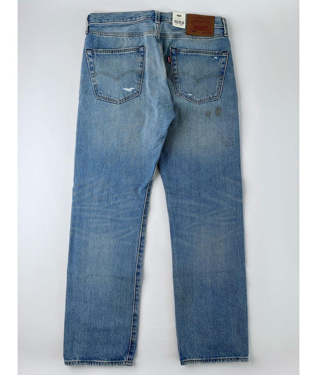 LEVI'S Голубые прямые джинсы, фото 4