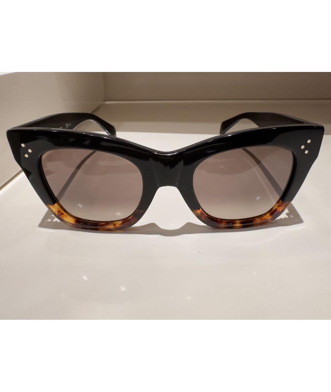 CELINE Мульти пластиковые солнцезащитные очки, фото 5