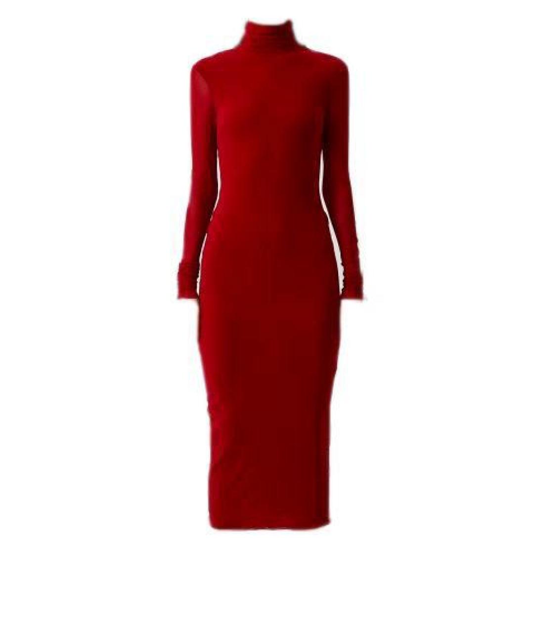 PHILOSOPHY DI LORENZO SERAFINI Красное повседневное платье, фото 1