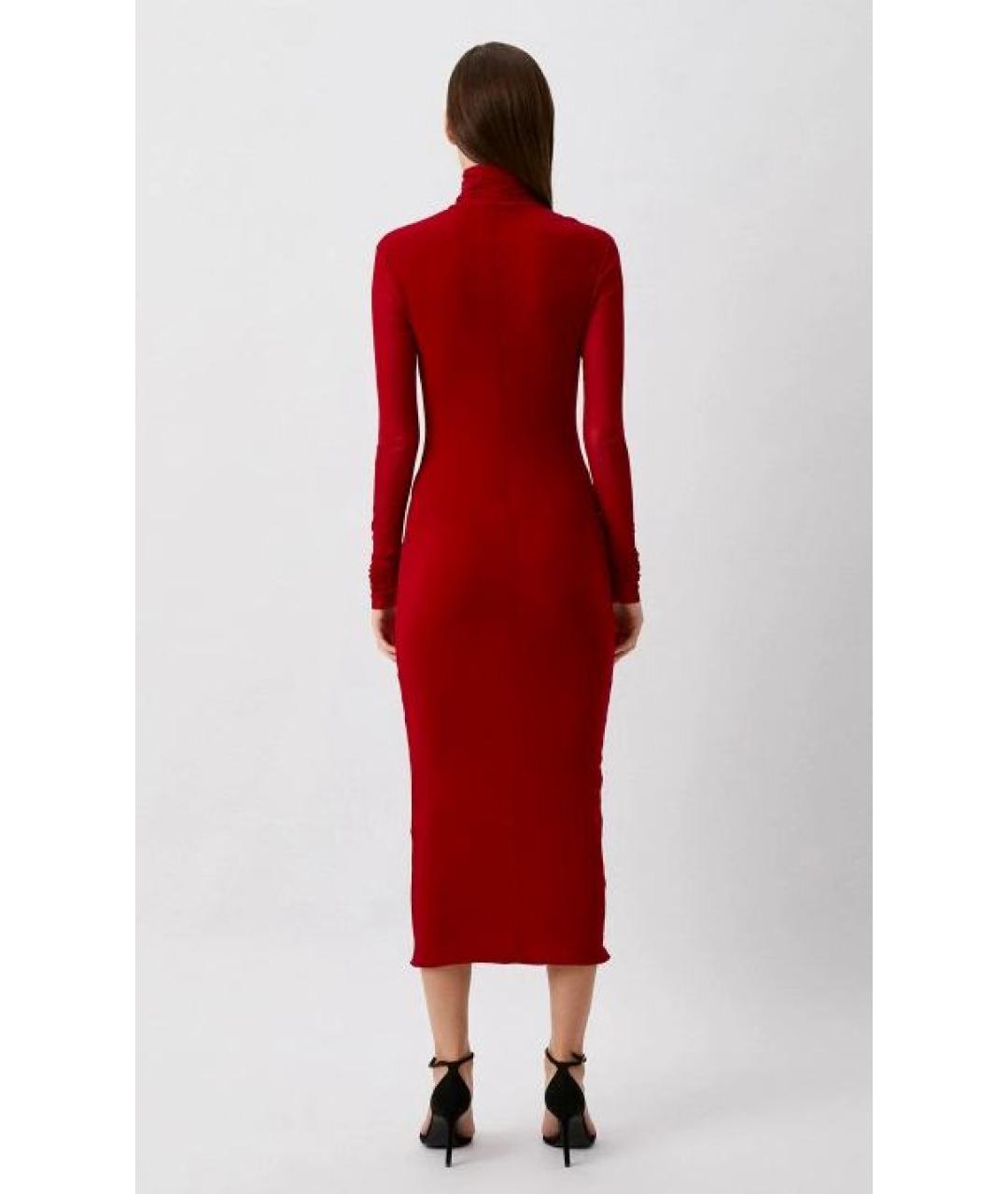 PHILOSOPHY DI LORENZO SERAFINI Красное повседневное платье, фото 4