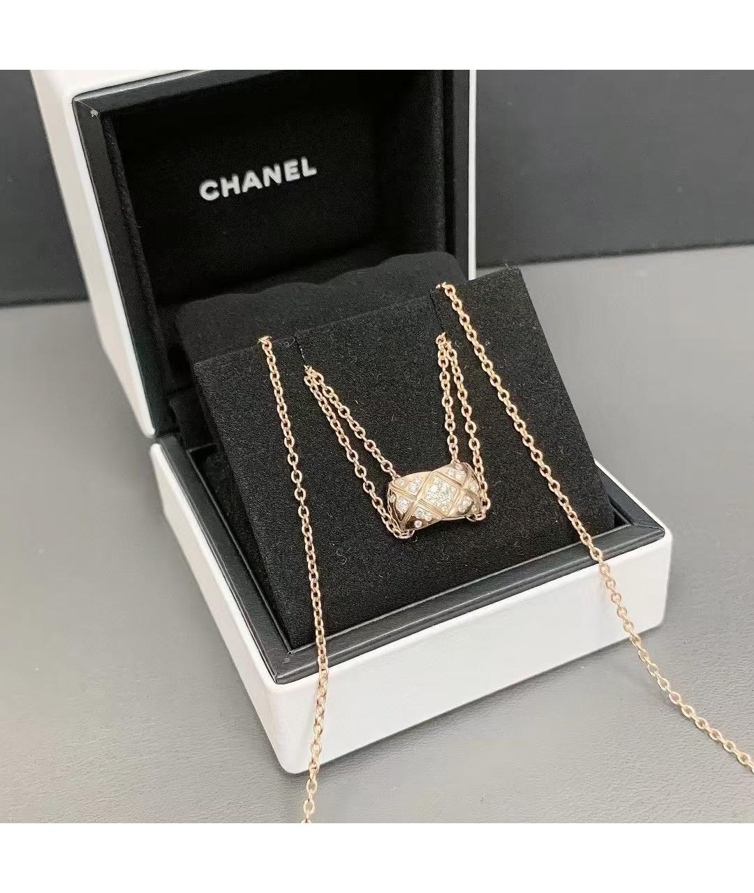 CHANEL Золотая подвеска из розового золота, фото 3