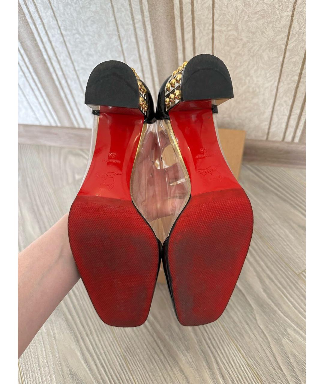 CHRISTIAN LOUBOUTIN Черные туфли, фото 7