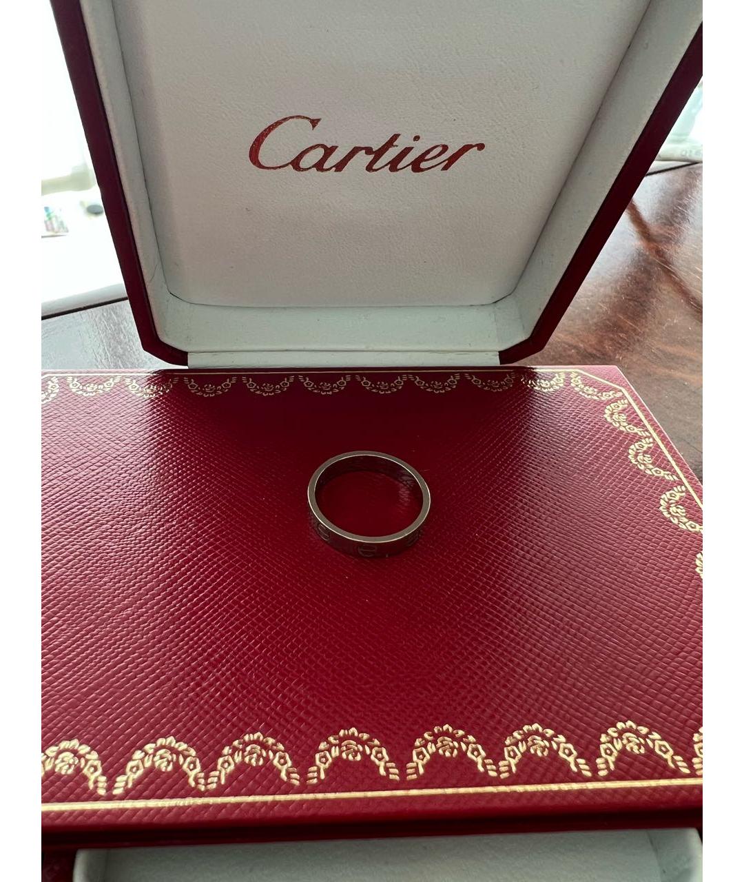 CARTIER Белое кольцо из белого золота, фото 3