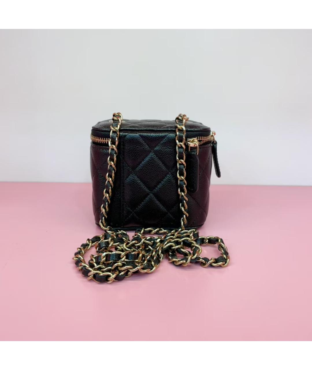 CHANEL PRE-OWNED Черная сумка тоут, фото 3