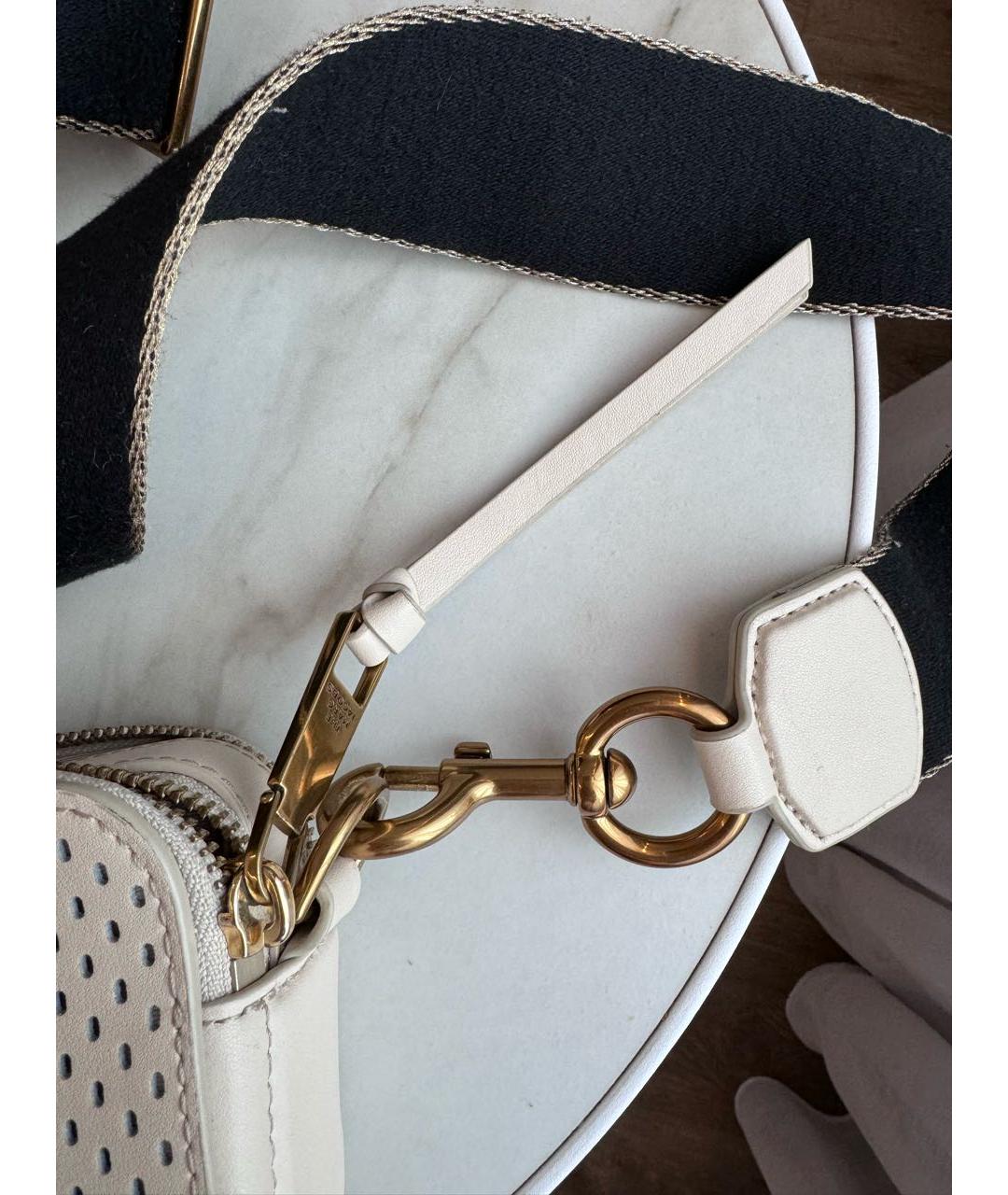 MARC JACOBS Бежевая кожаная сумка через плечо, фото 4
