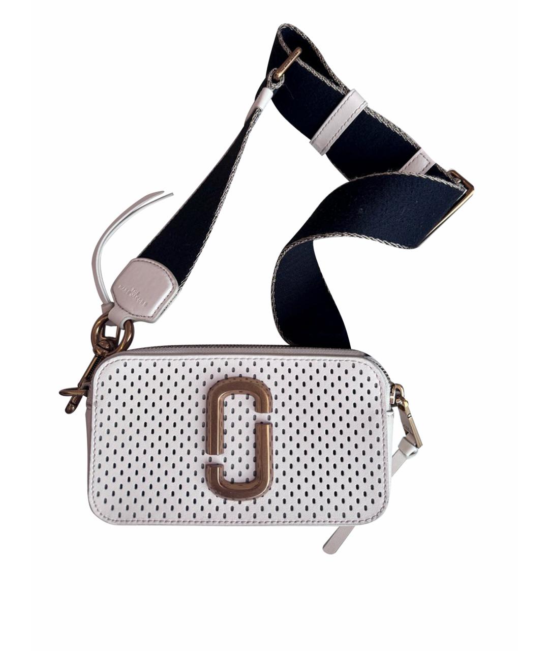 MARC JACOBS Бежевая кожаная сумка через плечо, фото 1