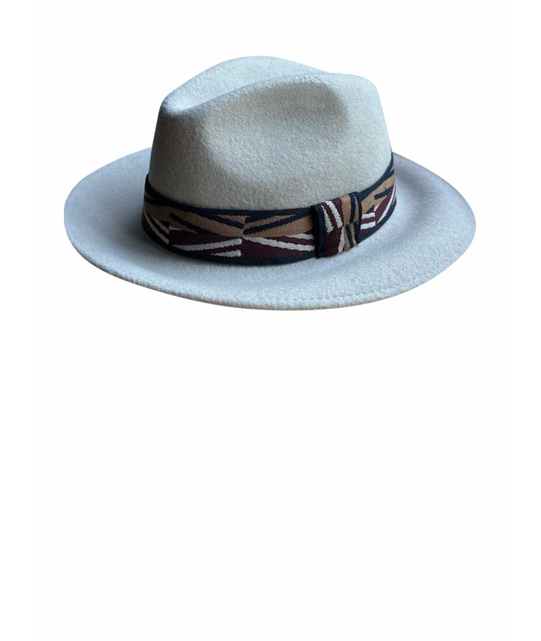 WEEKEND MAX MARA Серая шерстяная шляпа, фото 1