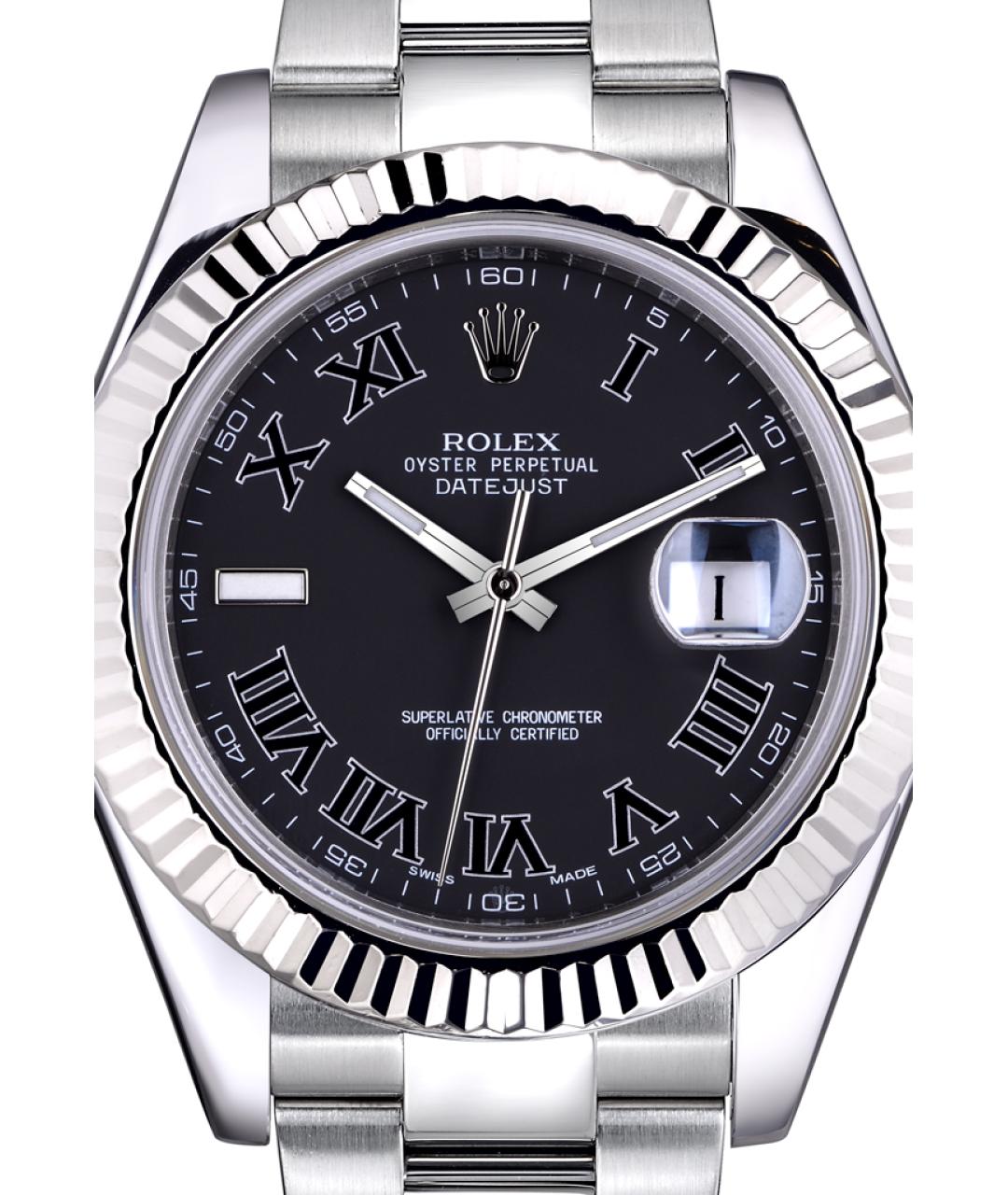 ROLEX Черные часы, фото 2