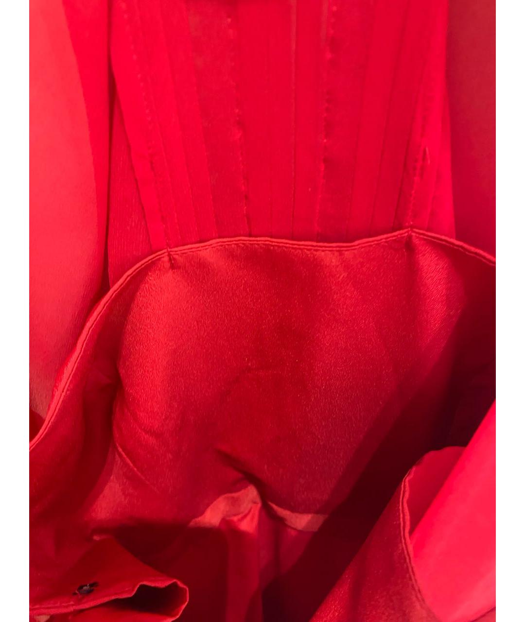 SELF-PORTRAIT Бордовое полиэстеровое вечернее платье, фото 7