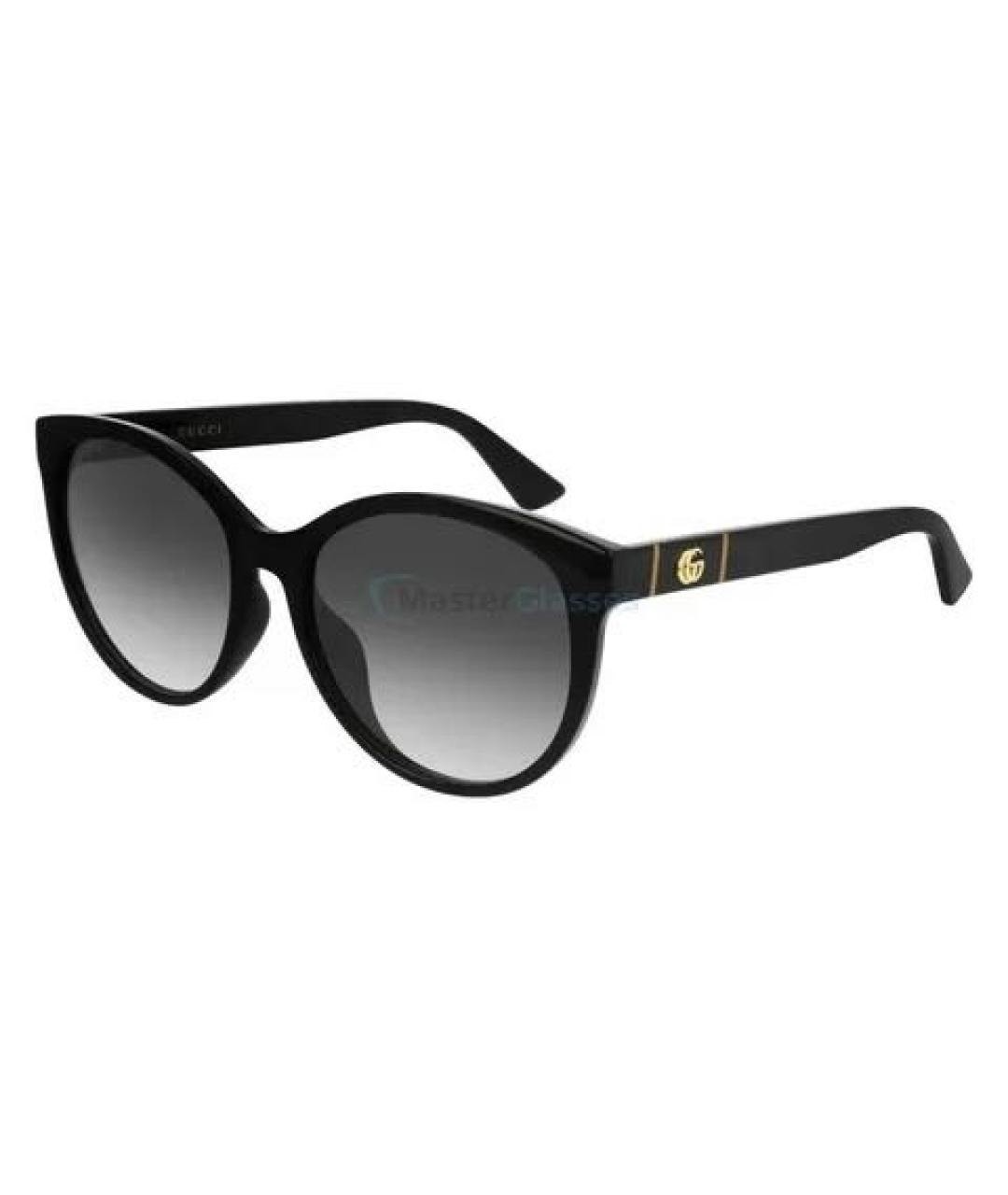 GUCCI Черные пластиковые солнцезащитные очки, фото 9