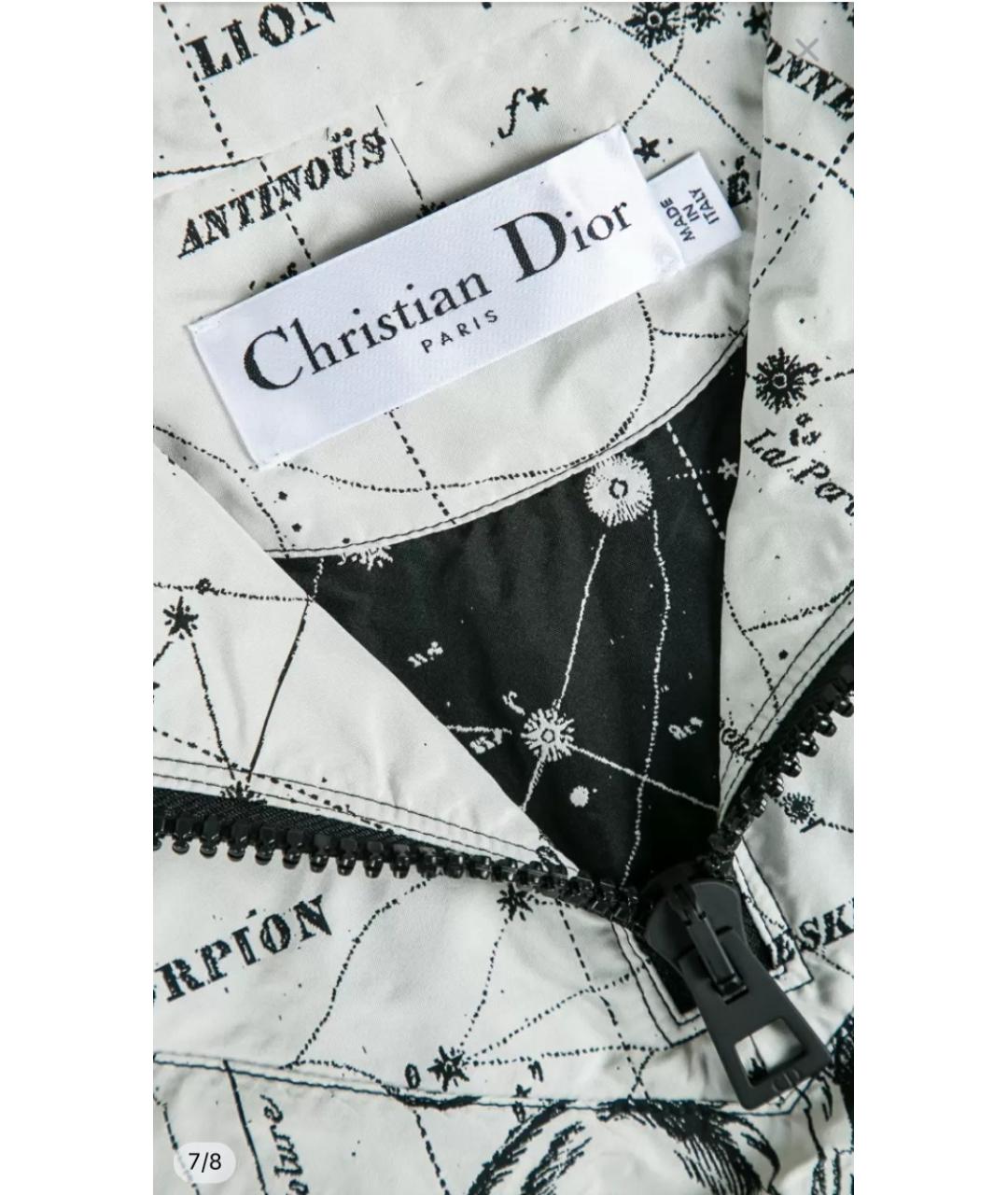 CHRISTIAN DIOR Белая полиэстеровая куртка, фото 4
