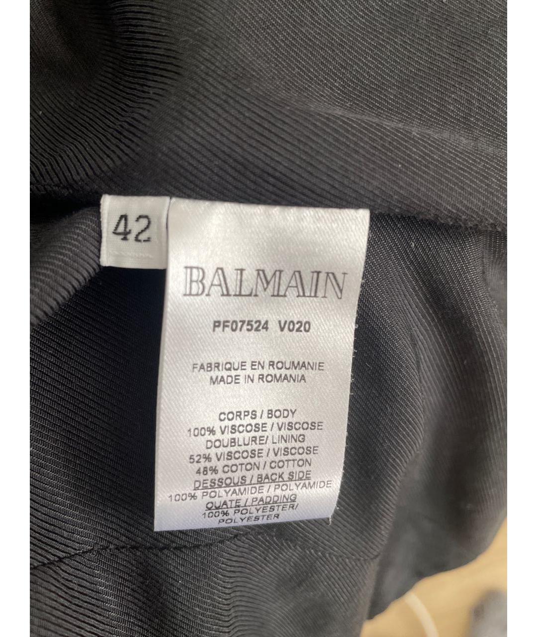 BALMAIN Серебрянный жакет/пиджак, фото 4