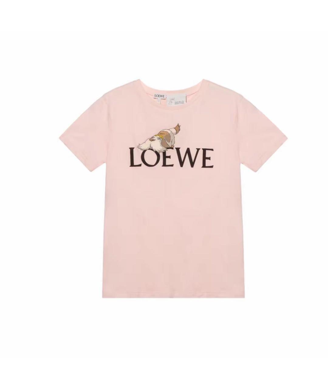 LOEWE Розовая футболка, фото 1