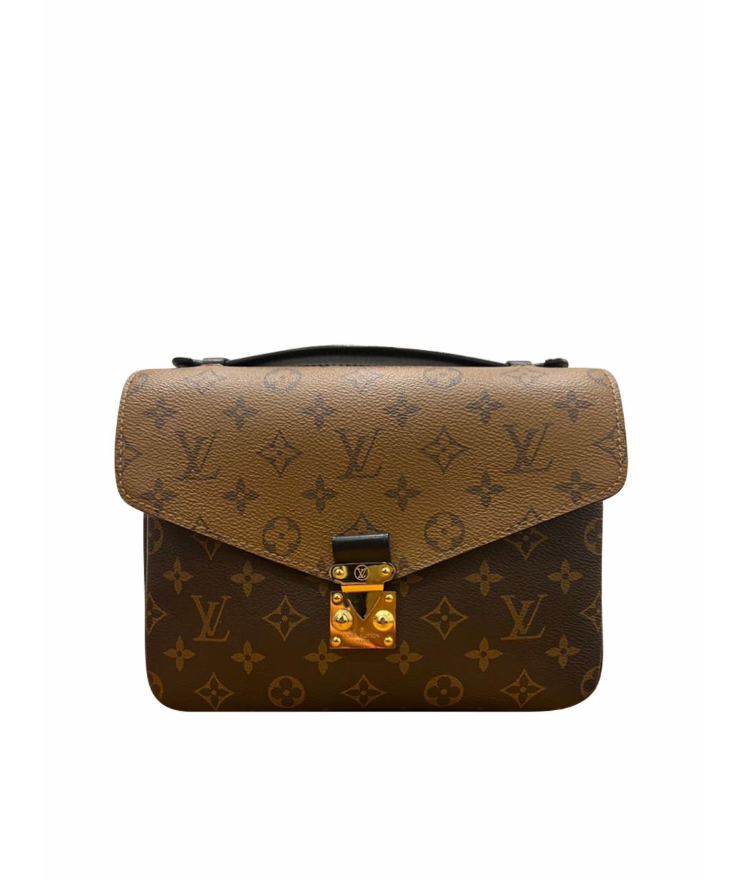 LOUIS VUITTON PRE-OWNED Коричневая кожаная поясная сумка, фото 1