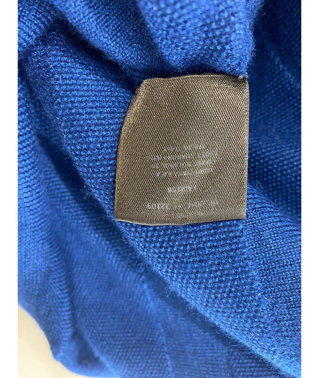 LORO PIANA Темно-синий кашемировый джемпер / свитер, фото 6