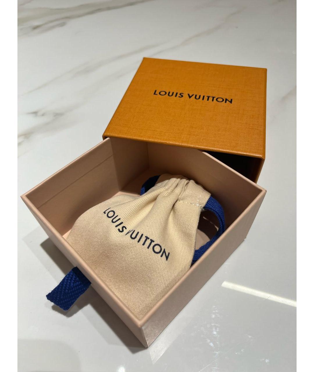 LOUIS VUITTON Серебряные латунные серьги, фото 7