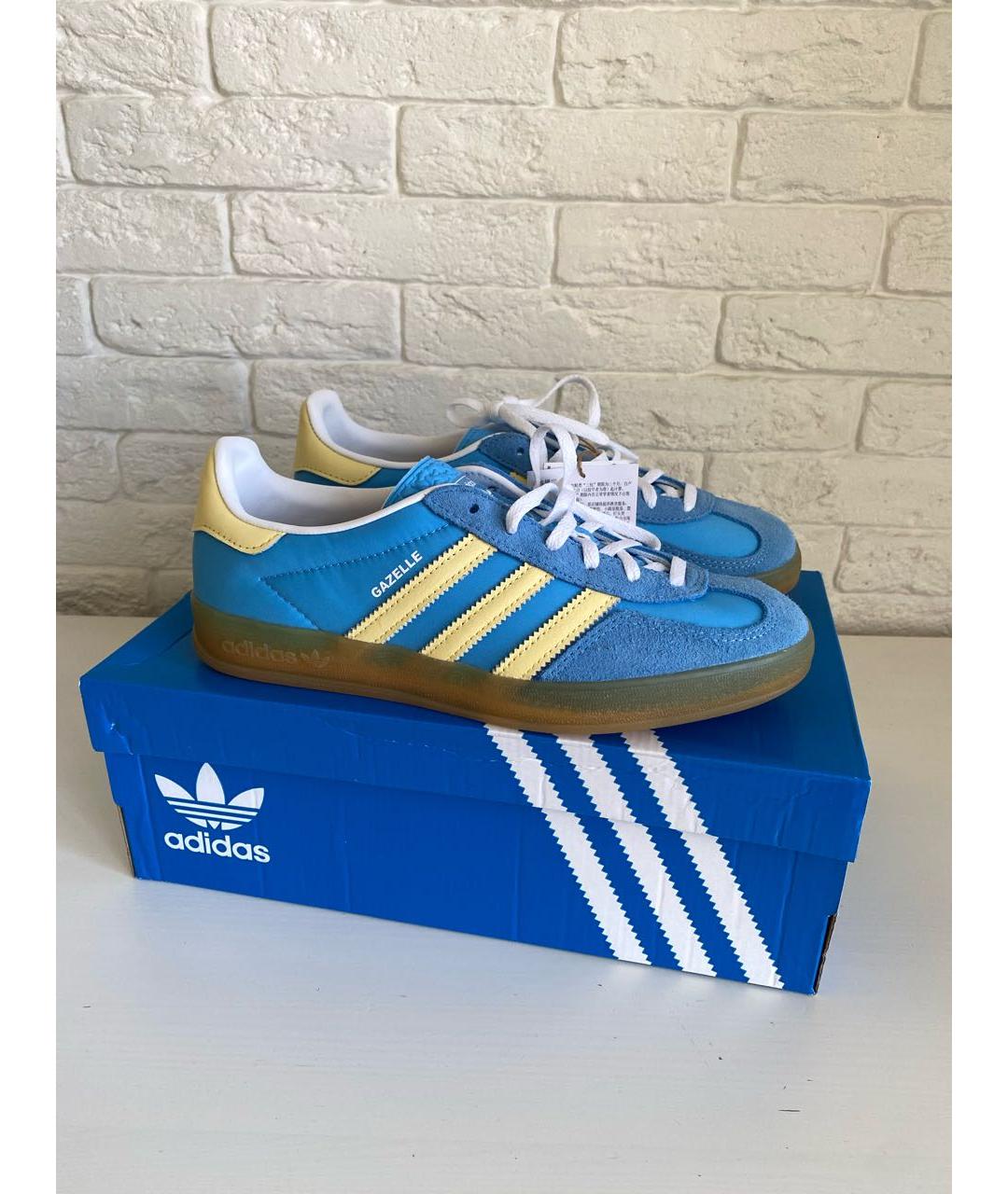 ADIDAS Голубые кеды, фото 2