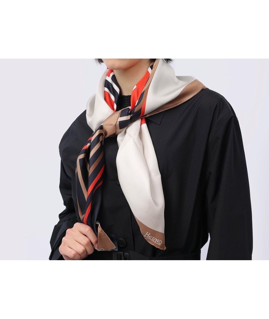 HERNO Шелковый платок, фото 2