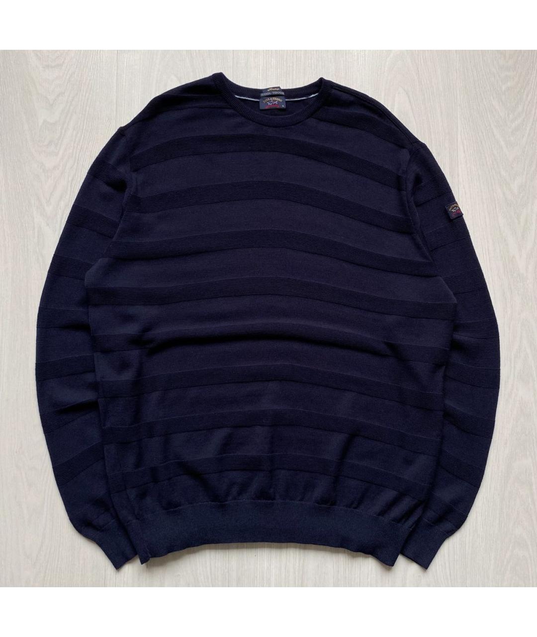PAUL & SHARK Темно-синий шерстяной джемпер / свитер, фото 8
