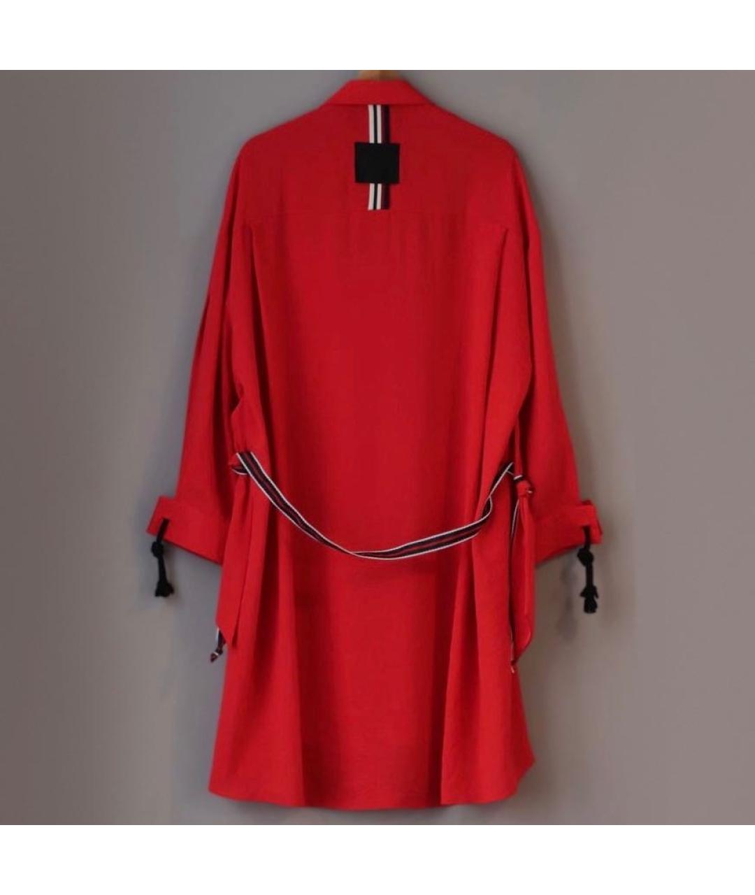 AVTANDIL Красное вискозное повседневное платье, фото 2