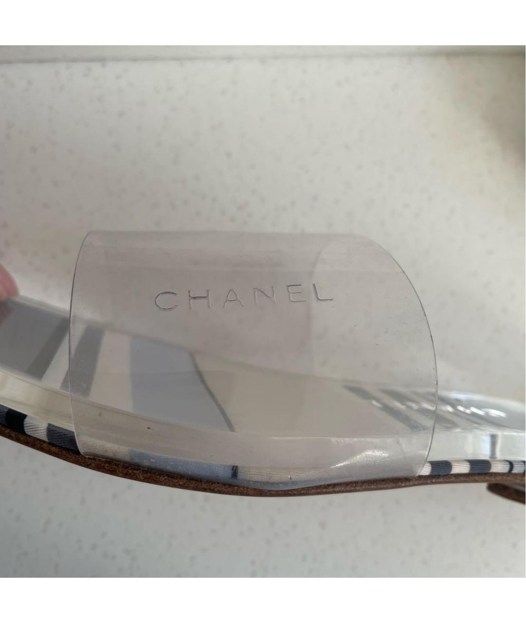 CHANEL Мульти шлепанцы, фото 5