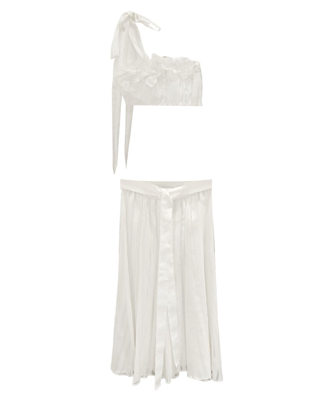 ZIMMERMANN Белый полиэстеровый костюм с юбками, фото 1