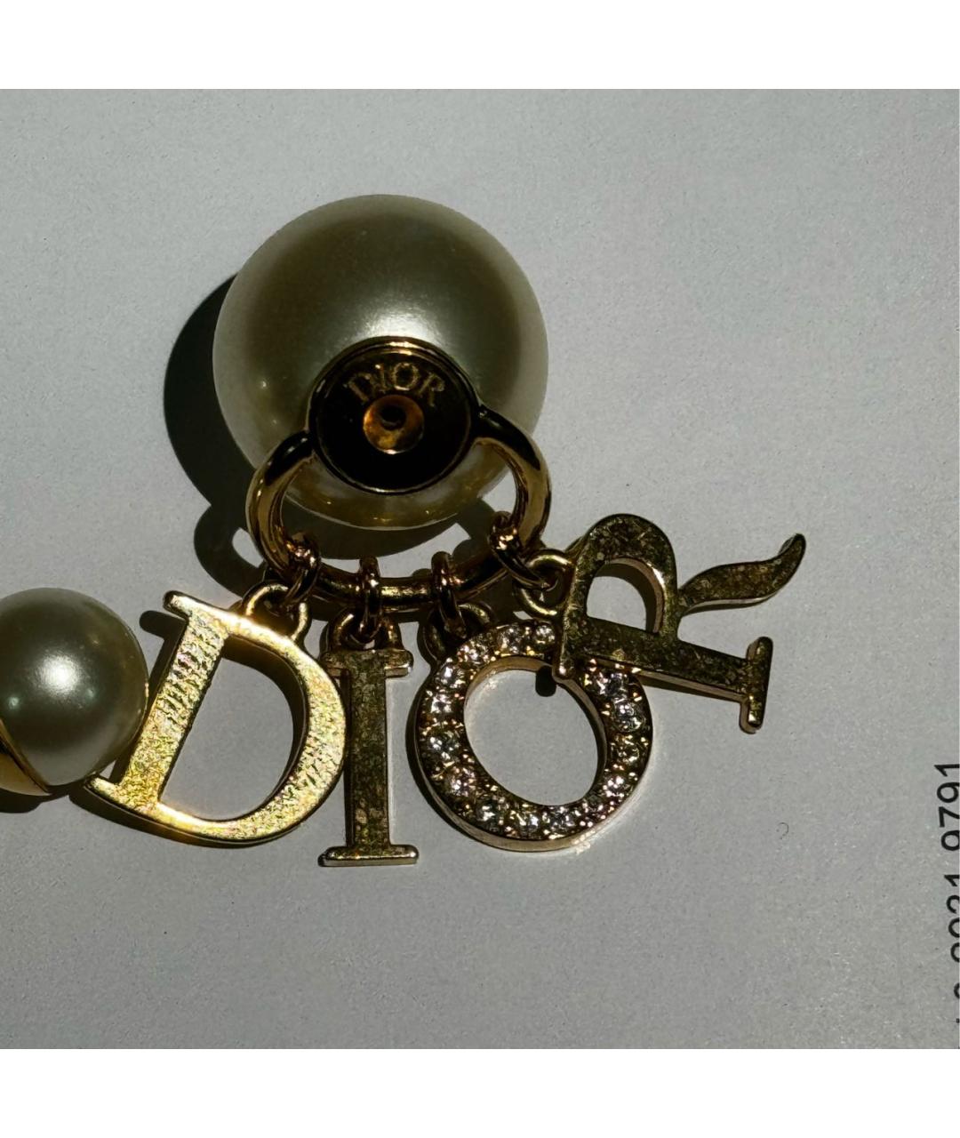 CHRISTIAN DIOR PRE-OWNED Золотые металлические серьги, фото 8