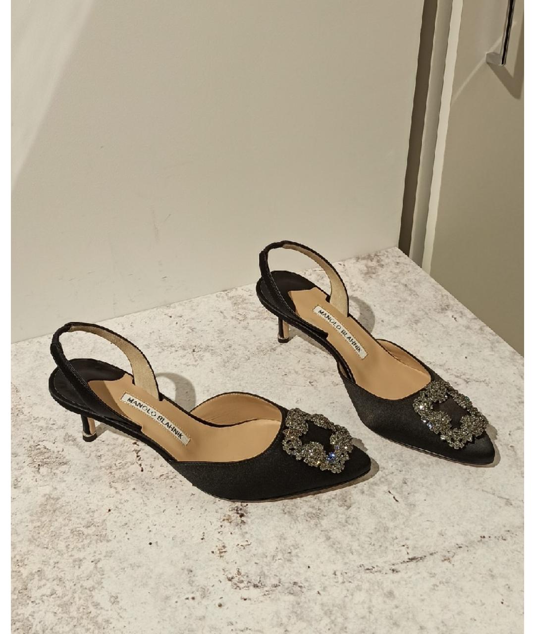 MANOLO BLAHNIK Черные туфли, фото 4