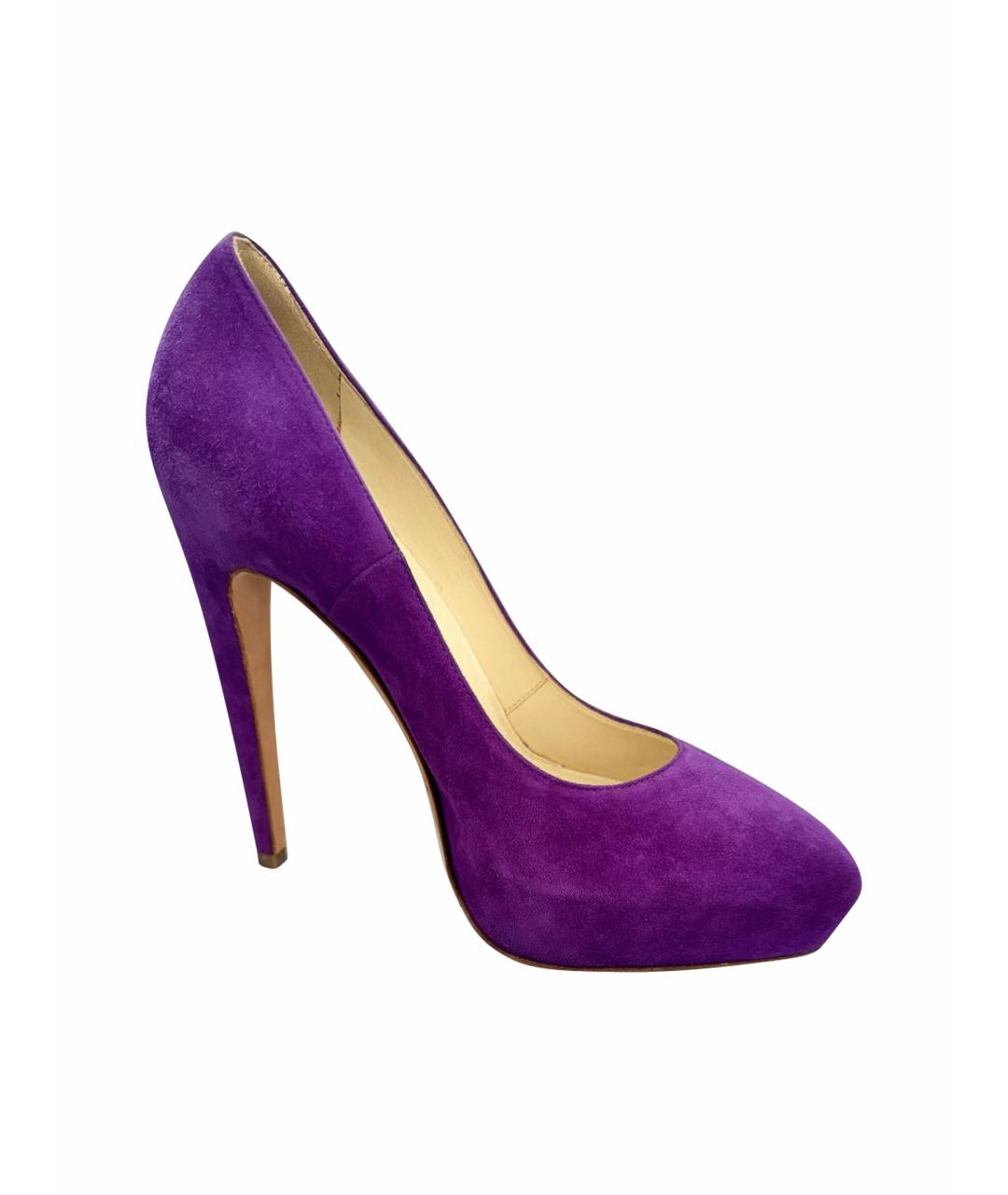 BRIAN ATWOOD Фиолетовые замшевые туфли, фото 1