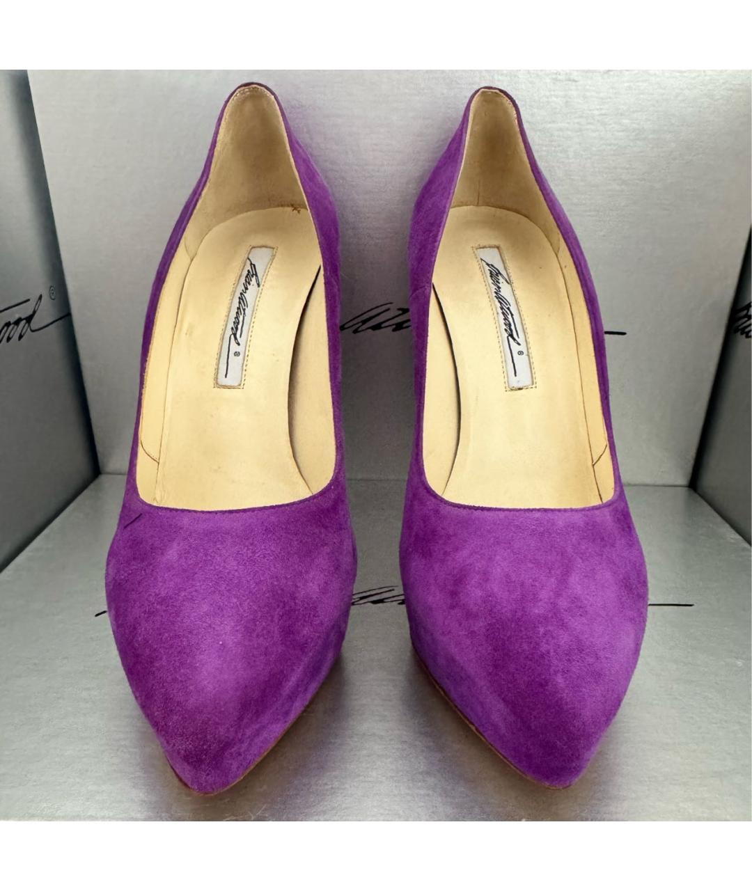 BRIAN ATWOOD Фиолетовые замшевые туфли, фото 2