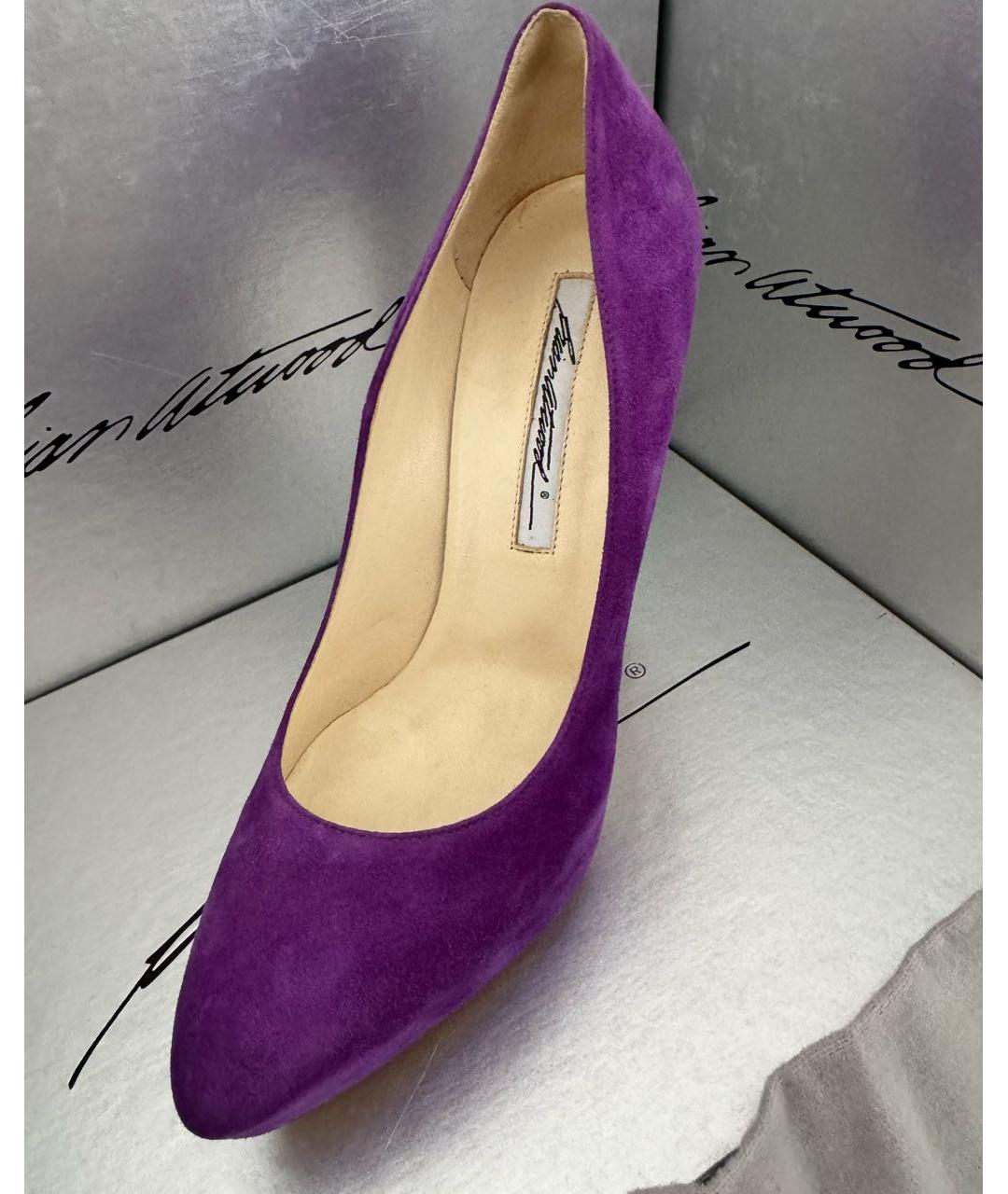 BRIAN ATWOOD Фиолетовые замшевые туфли, фото 7