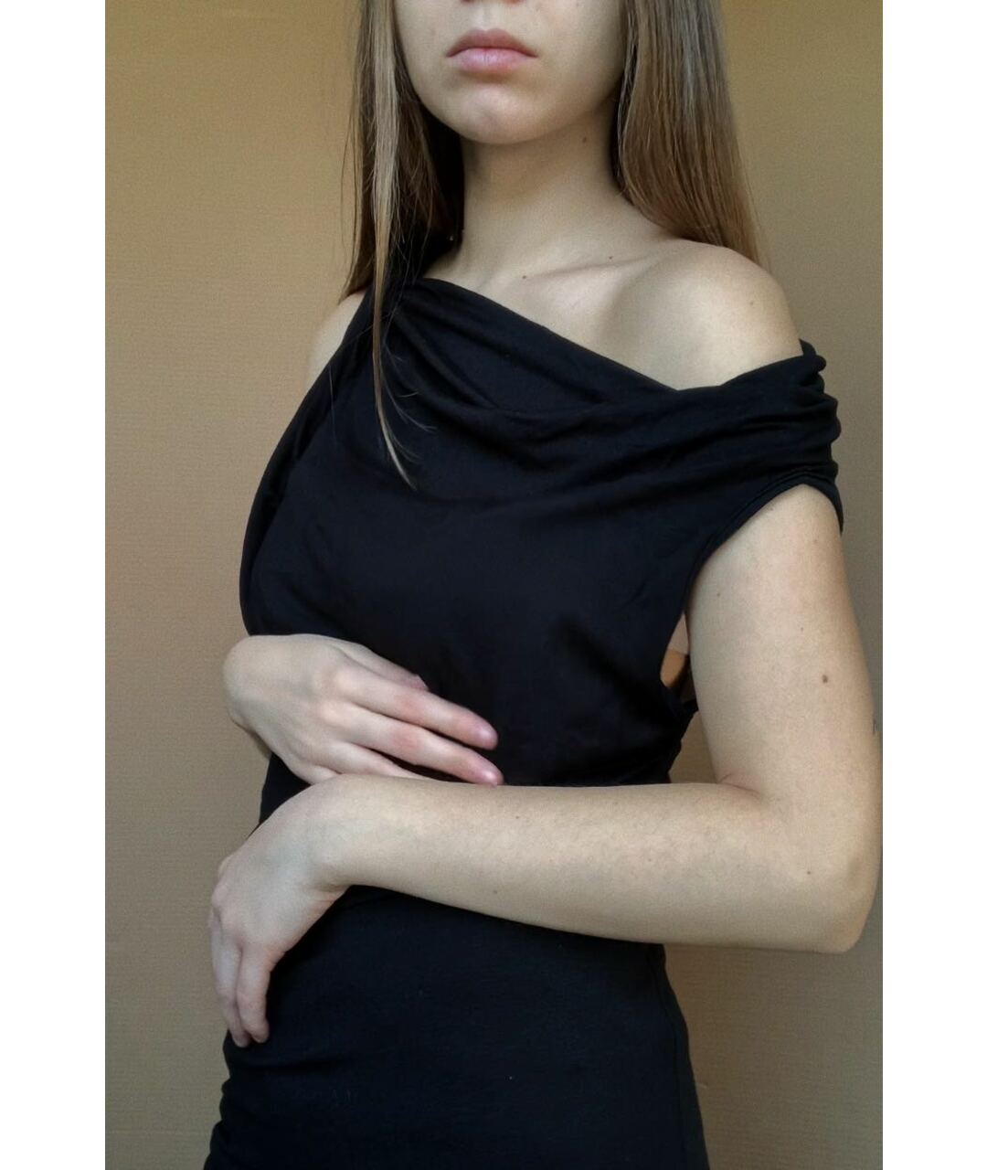 PINKO Черное вискозное вечернее платье, фото 3