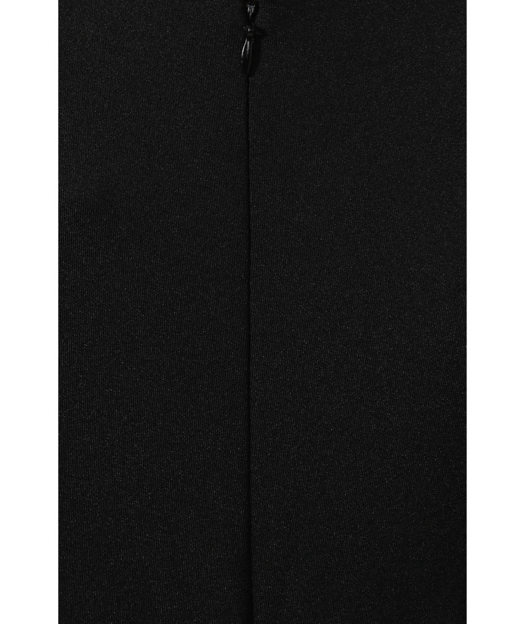 EMPORIO ARMANI Черное полиамидовое коктейльное платье, фото 5
