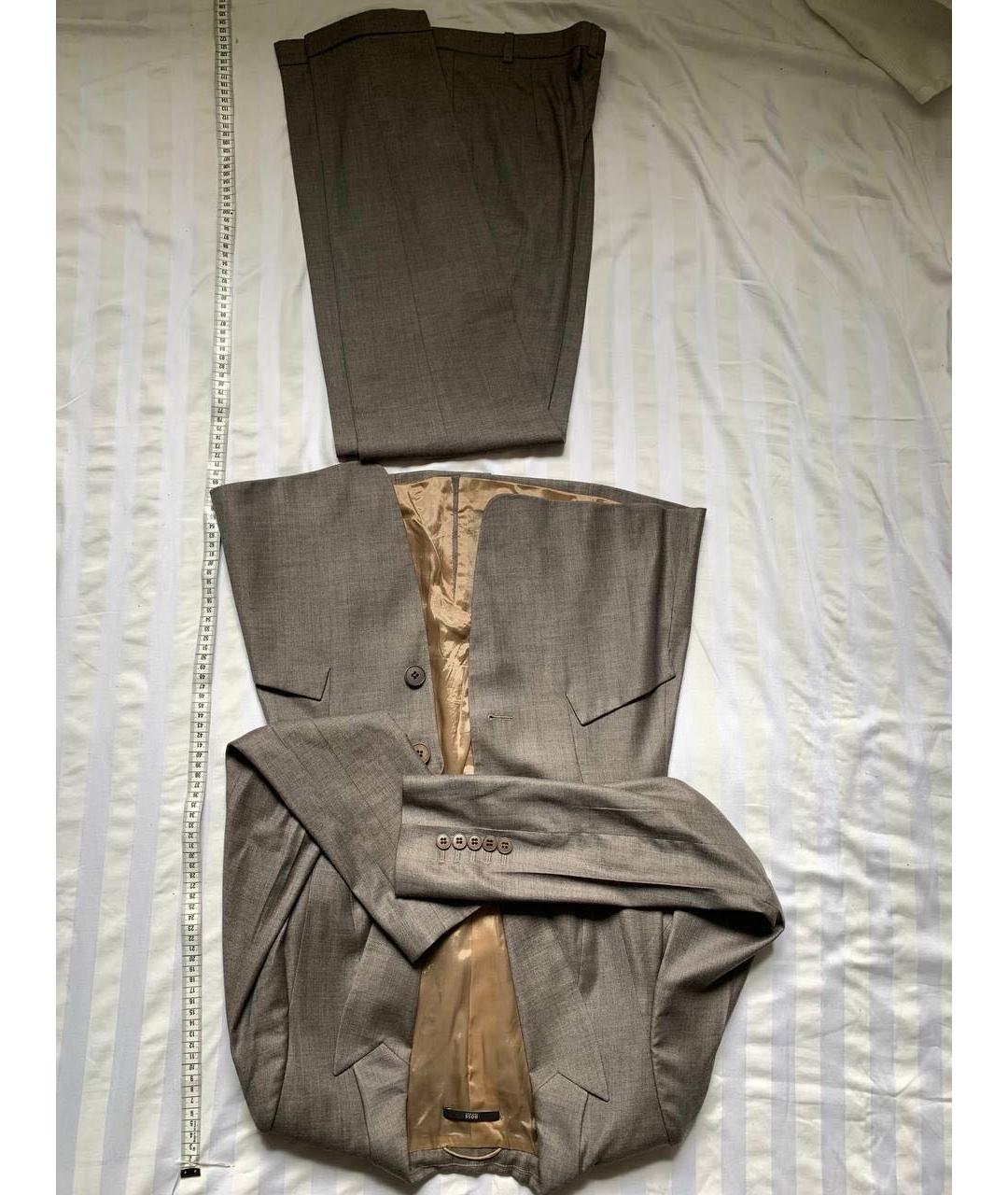 HUGO BOSS Антрацитовый костюм с брюками, фото 5