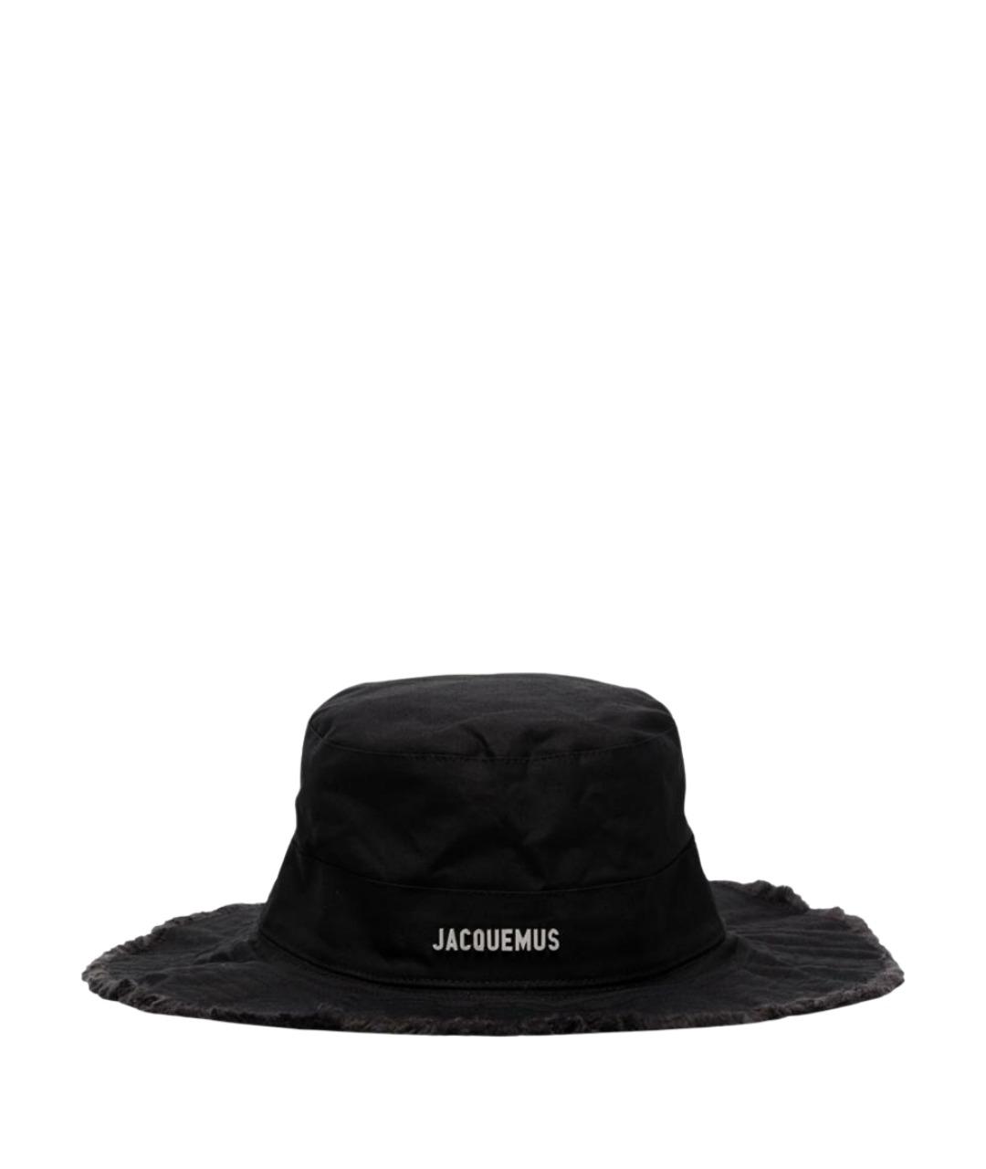 JACQUEMUS Черная хлопковая панама, фото 1