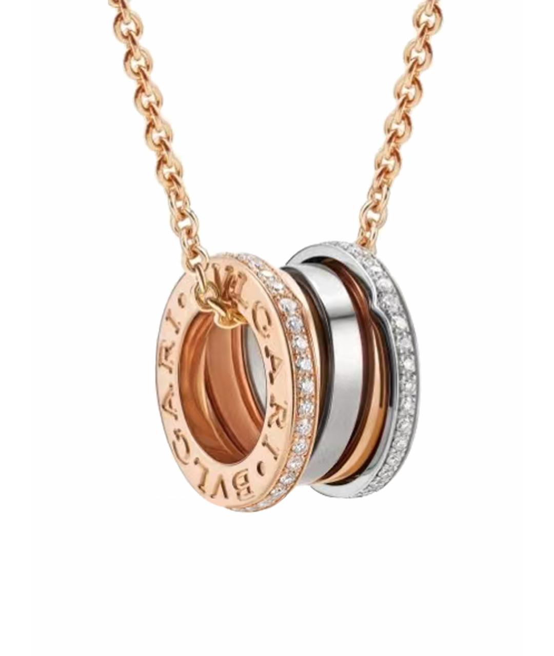 BVLGARI Золотое колье из розового золота, фото 1