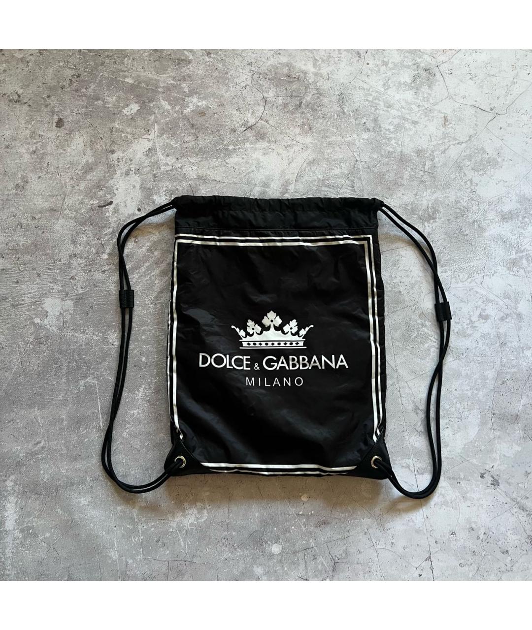 DOLCE&GABBANA Черный рюкзак, фото 2