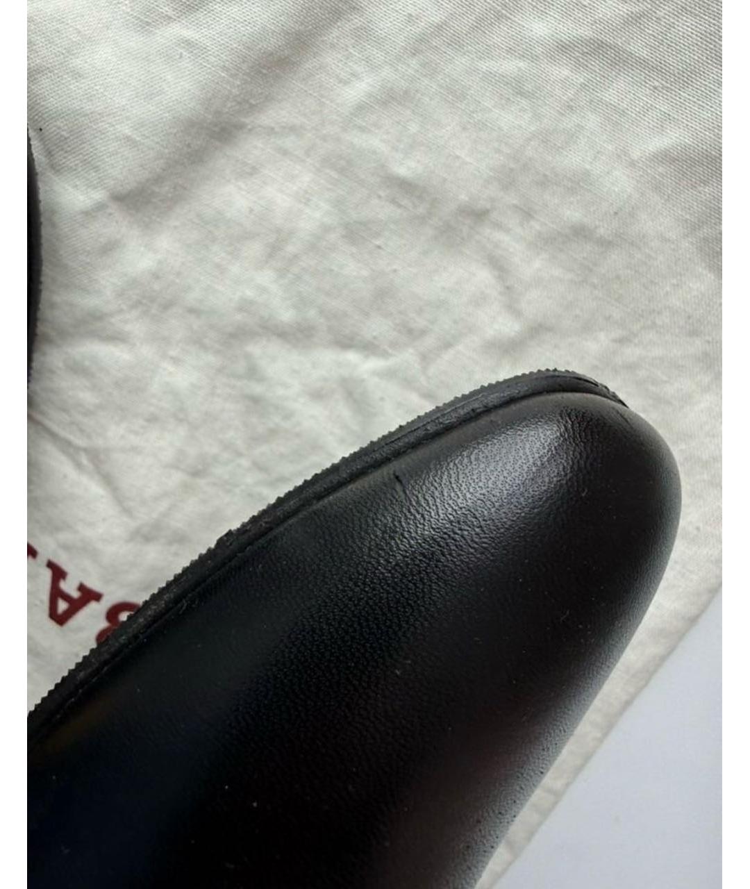 BALLY Черные кожаные лоферы, фото 5