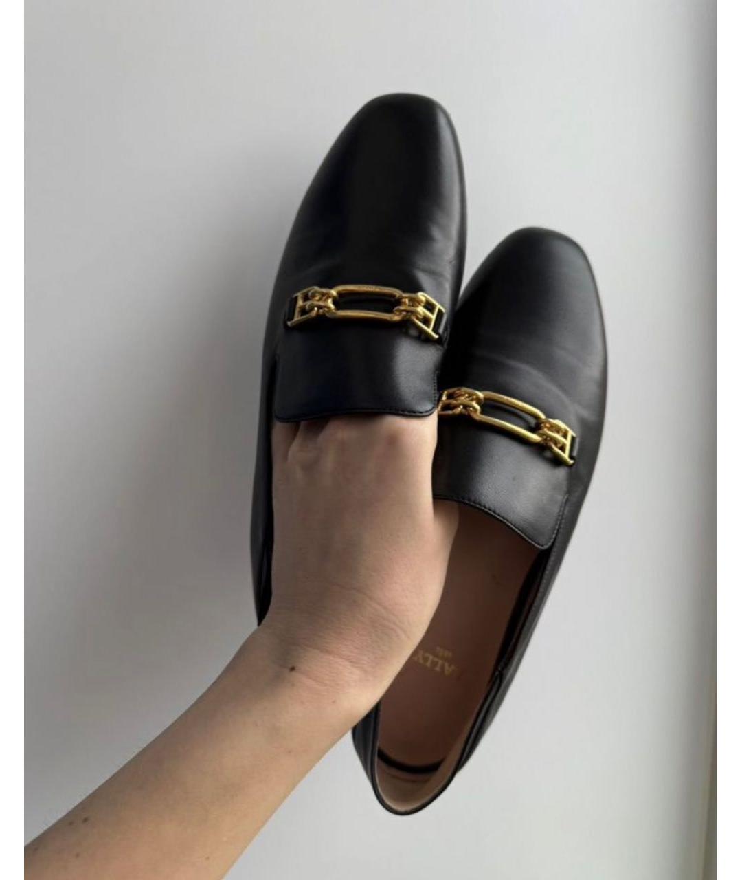 BALLY Черные кожаные лоферы, фото 3