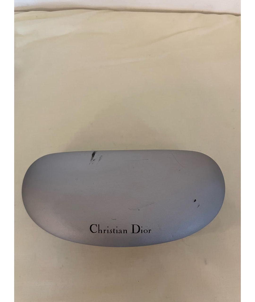 CHRISTIAN DIOR PRE-OWNED Коричневые пластиковые солнцезащитные очки, фото 4