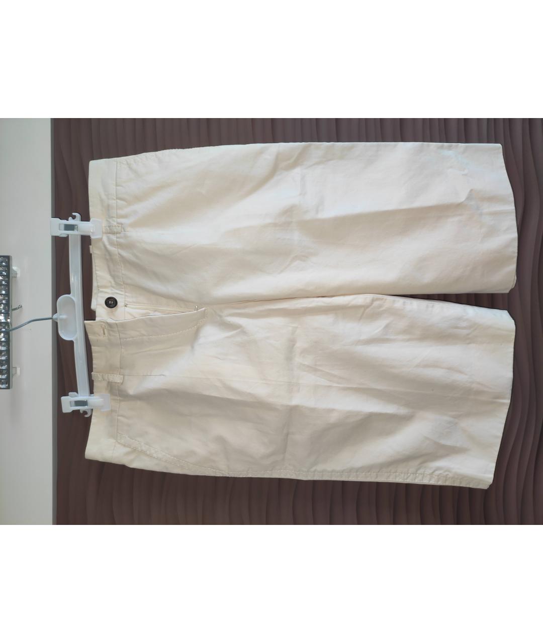 CELINE PRE-OWNED Белые хлопковые шорты, фото 5