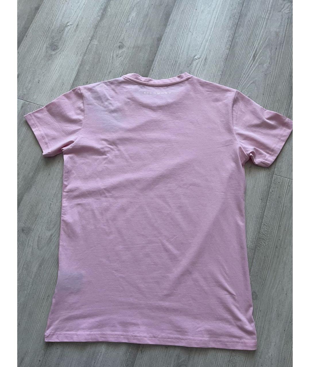 JOHN RICHMOND Розовая футболка, фото 2
