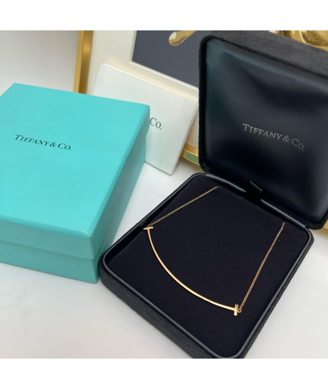TIFFANY&CO Желтая подвеска из розового золота, фото 2
