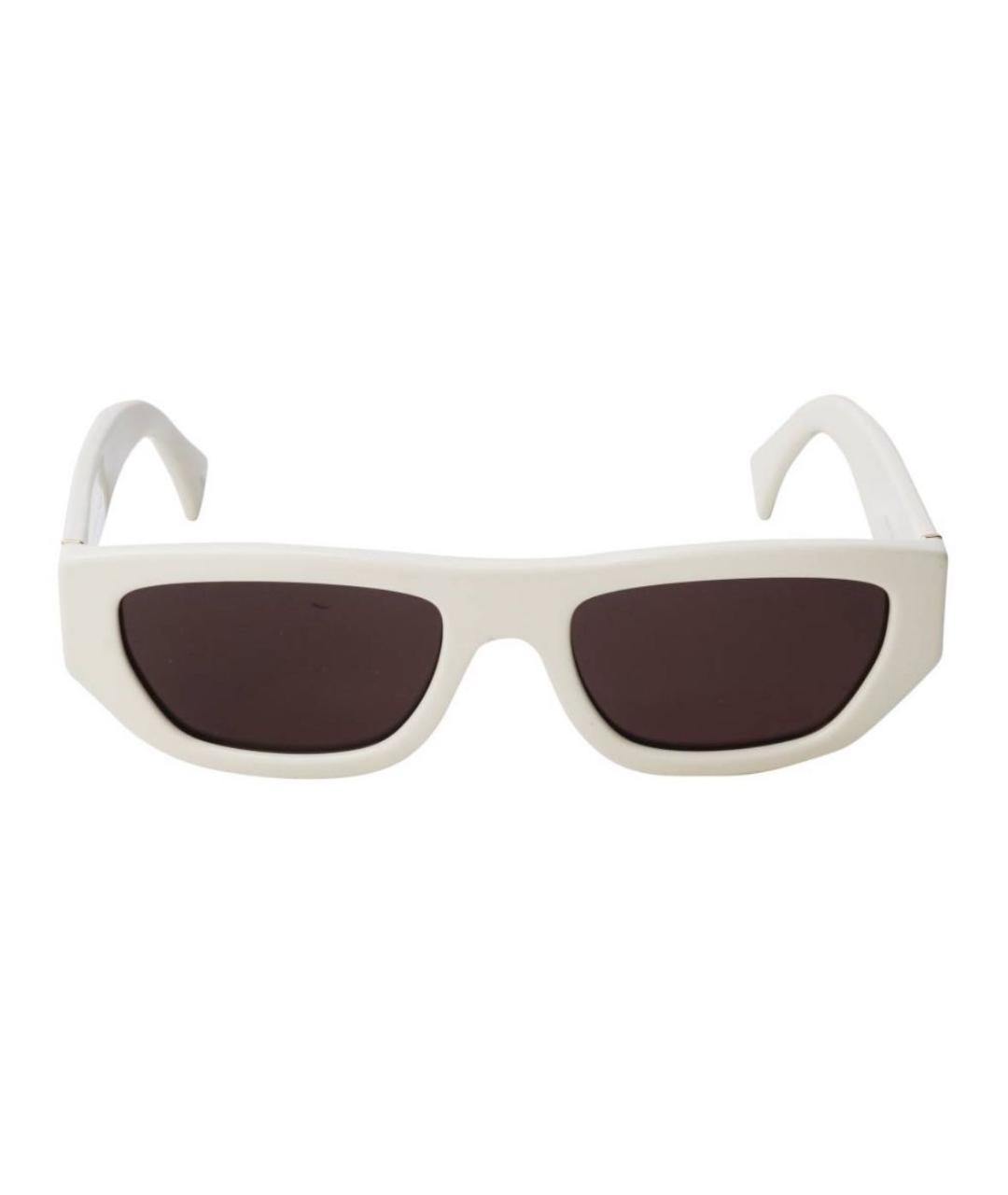 GUCCI Белые пластиковые солнцезащитные очки, фото 1