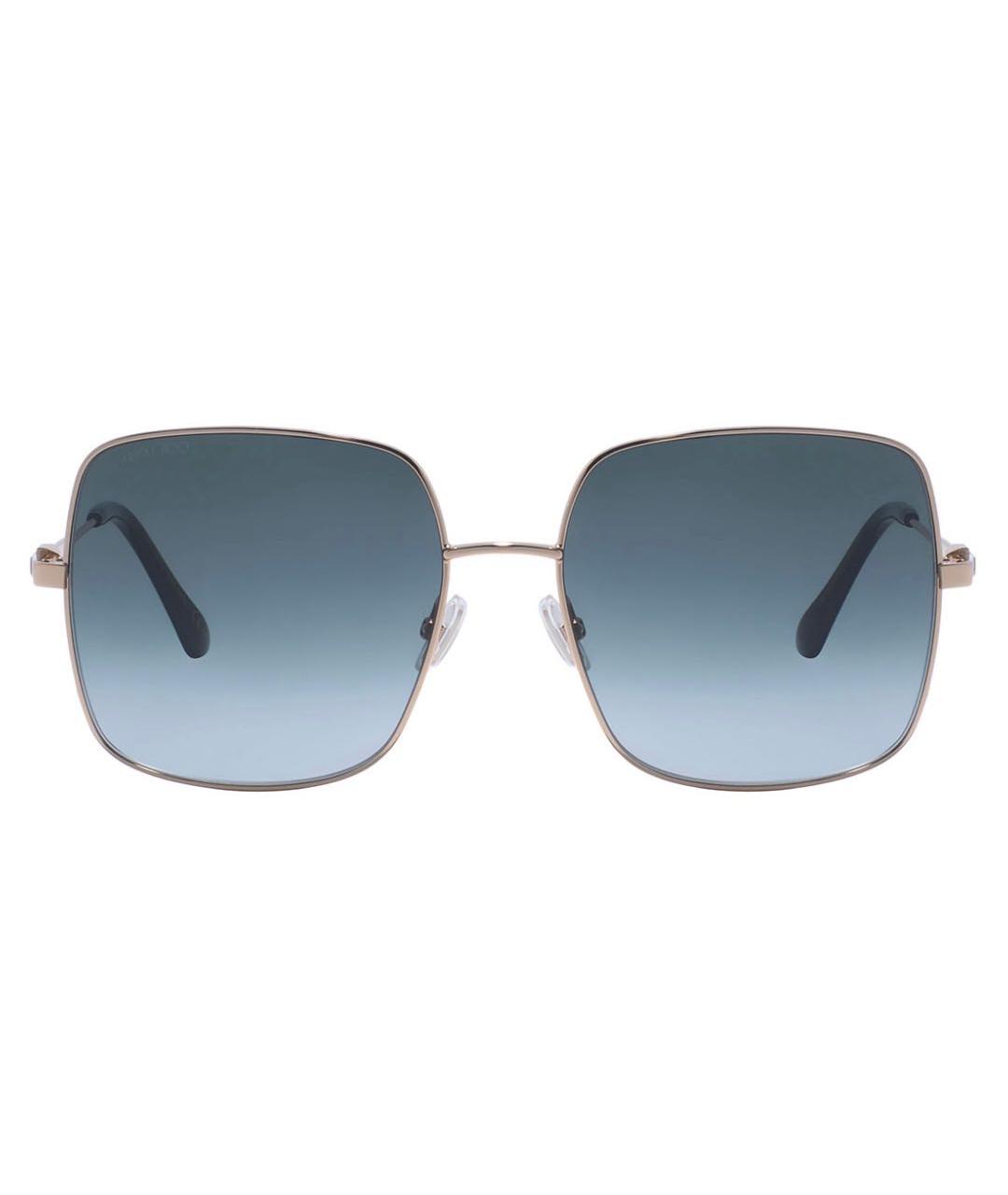 JIMMY CHOO Синие пластиковые солнцезащитные очки, фото 1