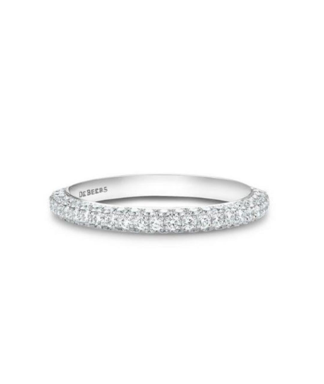 DE BEERS Серебряное кольцо из белого золота, фото 1