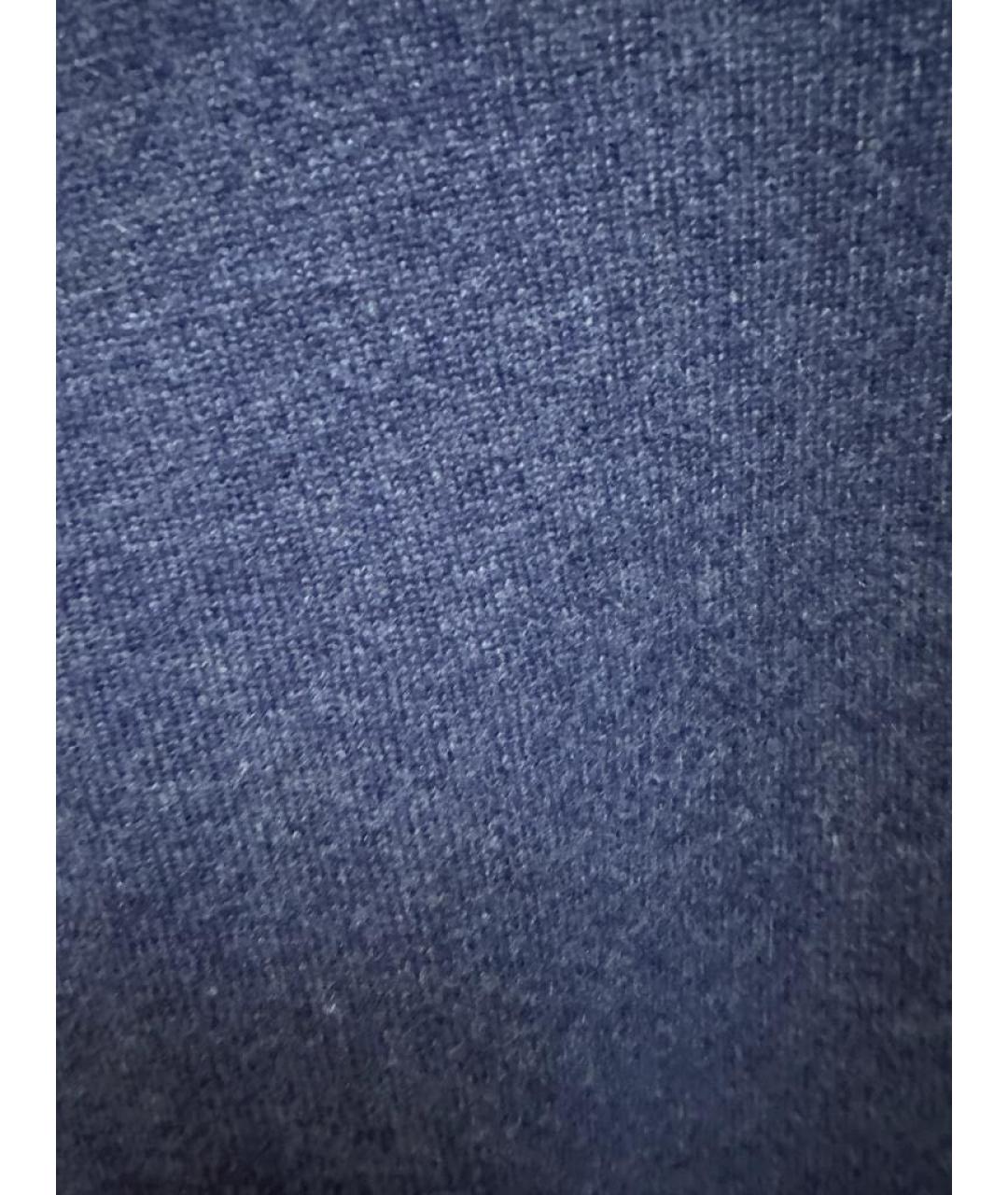 BRUNELLO CUCINELLI Синий кашемировый джемпер / свитер, фото 4