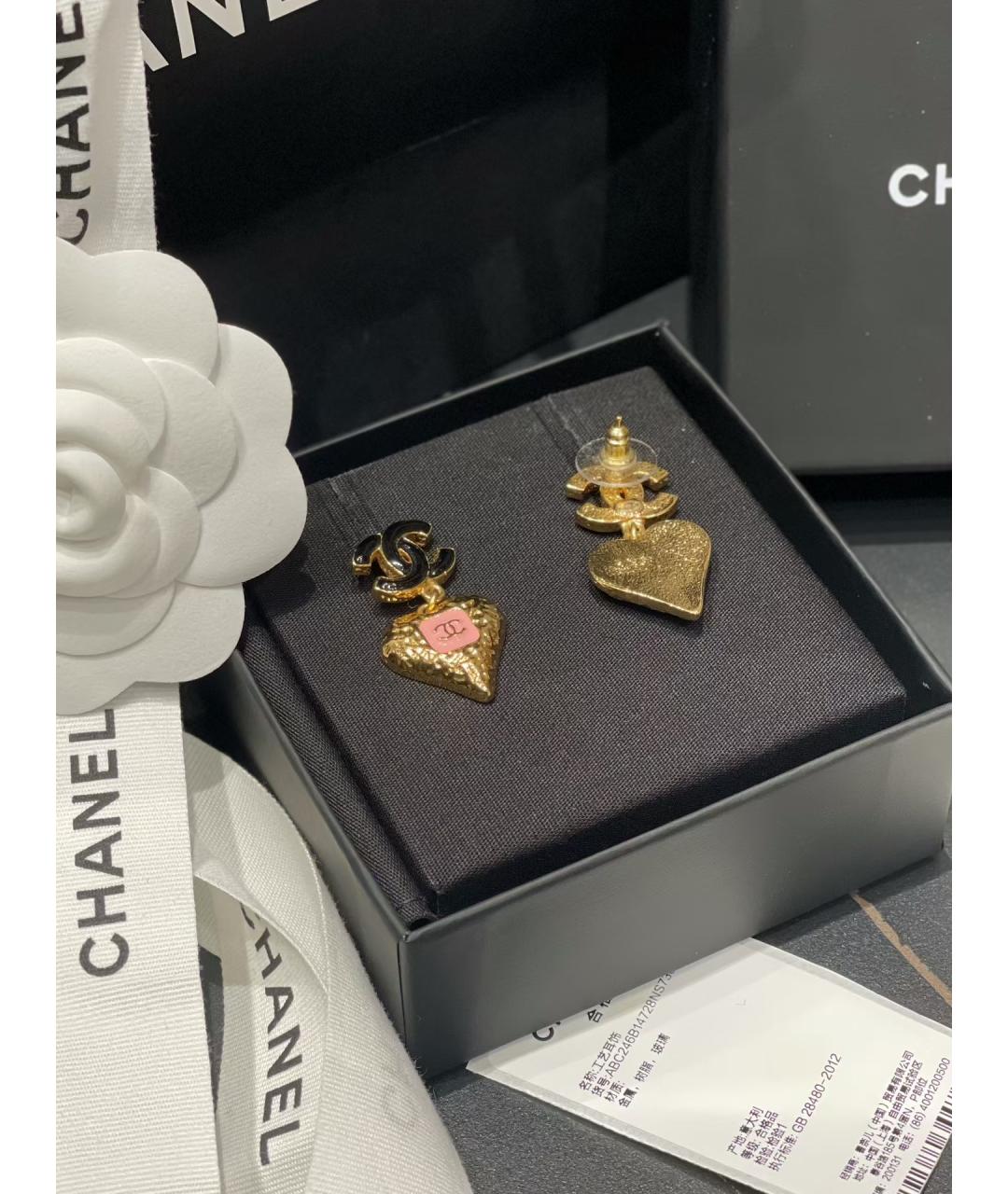 CHANEL PRE-OWNED Розовые серьги, фото 5